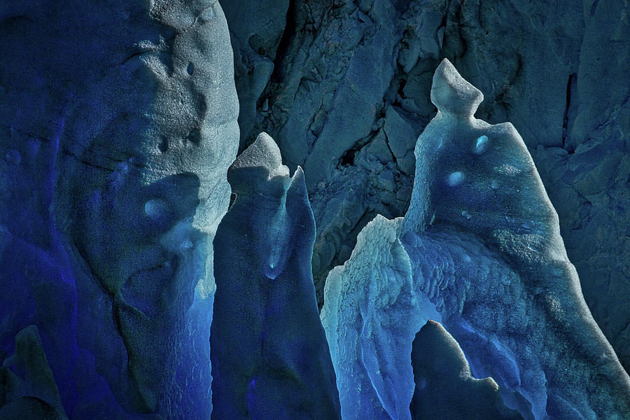 Perito Moreno Glacier Details - Patagonia Photograph by Stuart Litoff
