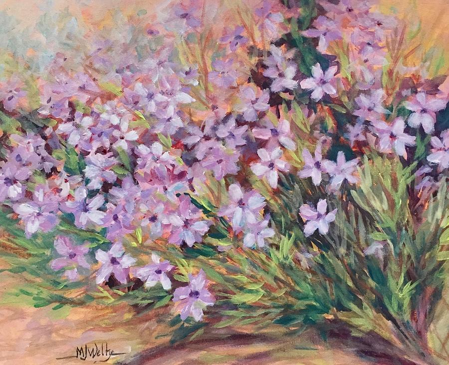 Periwinkle Painting by Mary Welty | Fine Art America