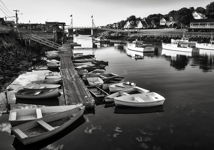 Perkins Cove Boats - Maine Photograph by Steven Ralser