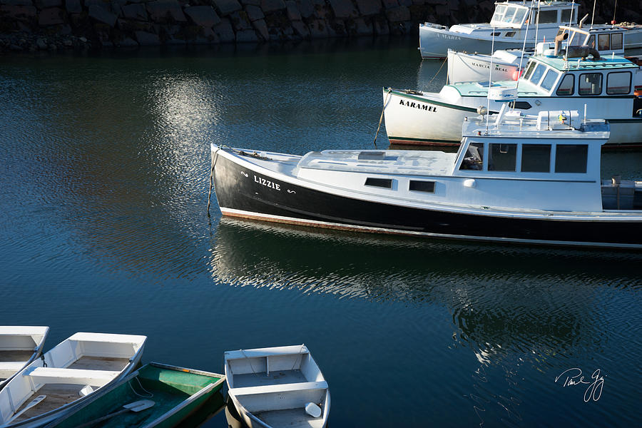 Perkins Cove Lobster Boats One Photograph by Paul Gaj