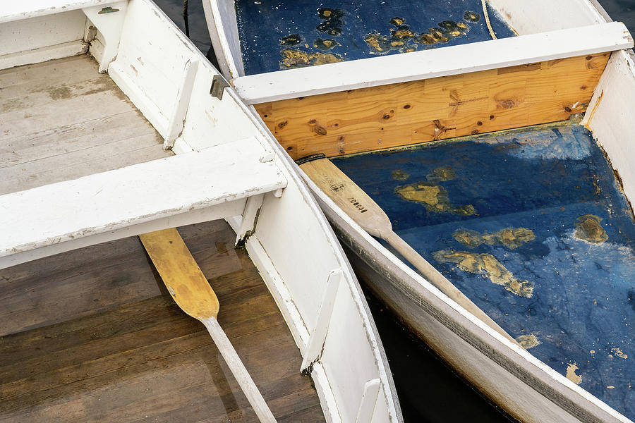 Perkins Cove Row Boats Photograph by Dawna Moore Photography