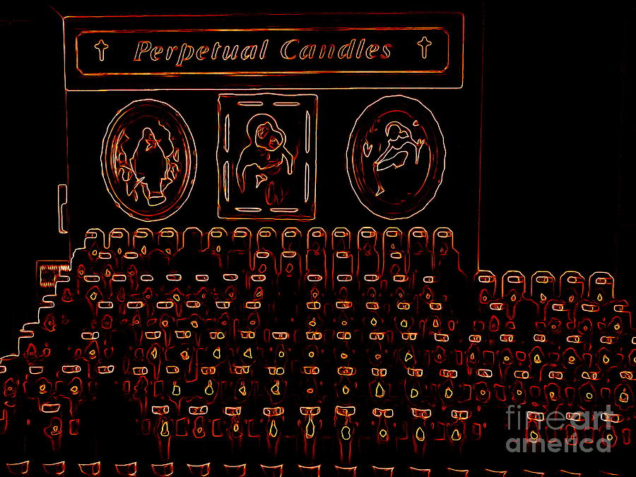 Perpetual Candles Digital Art by Ed Weidman