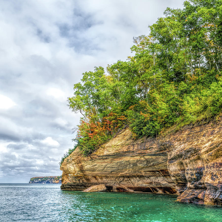 Perpetually Changing Pictured Rocks Photograph