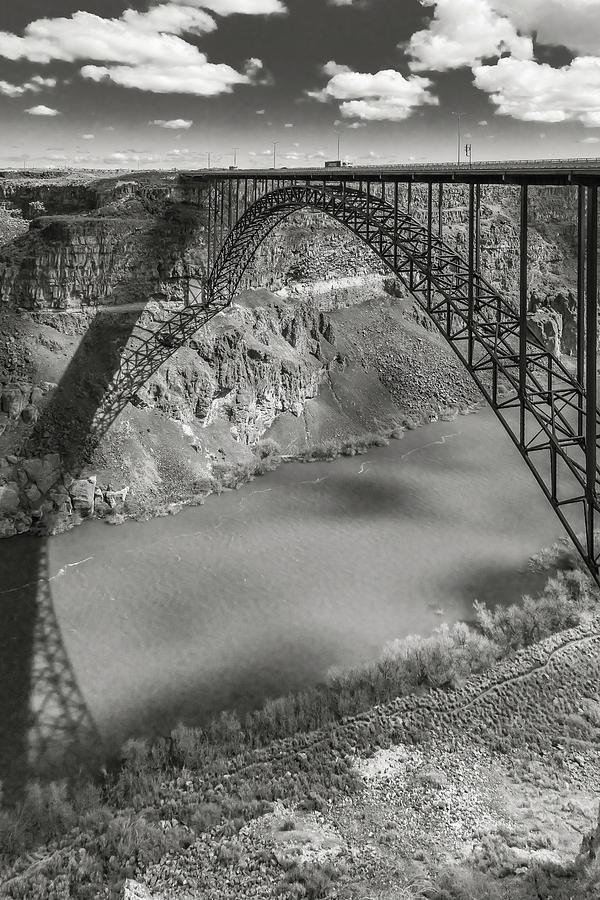 Perrine Bridge Photograph by Mark Mille
