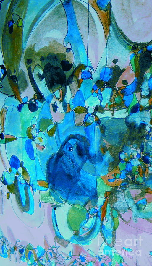 Perriwinkle Tribute Painting by Nancy Kane Chapman
