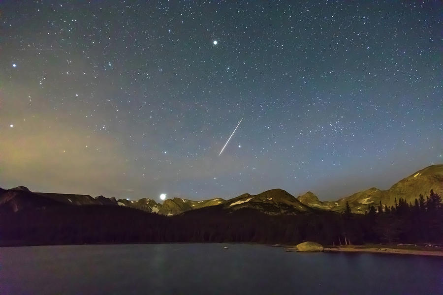 Perseid Meteor Shower Indian Peaks Photograph by James BO Insogna
