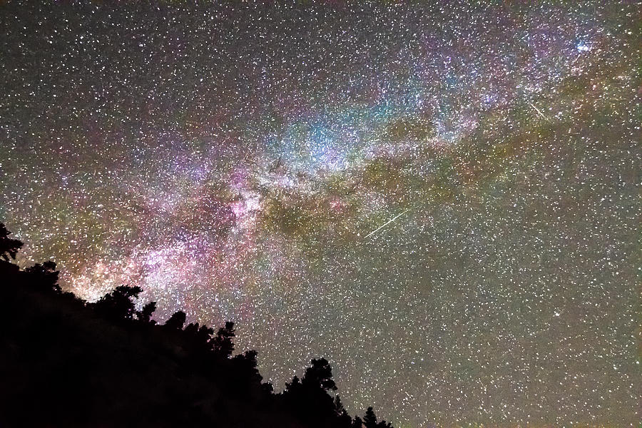 Perseid Meteor Shower Photograph