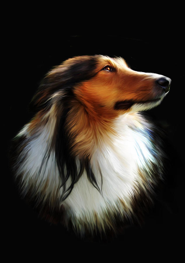 Dog Digital Art - Persephone by Julie L Hoddinott