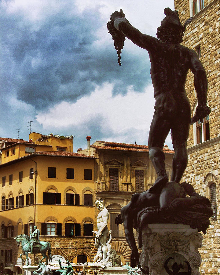 Perseus Statue Florence, Italy Photograph by Lawrence Knutsson