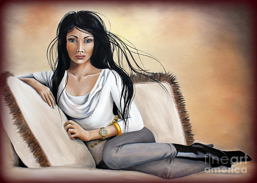 Persian Princess Painting by Pechez Sepehri