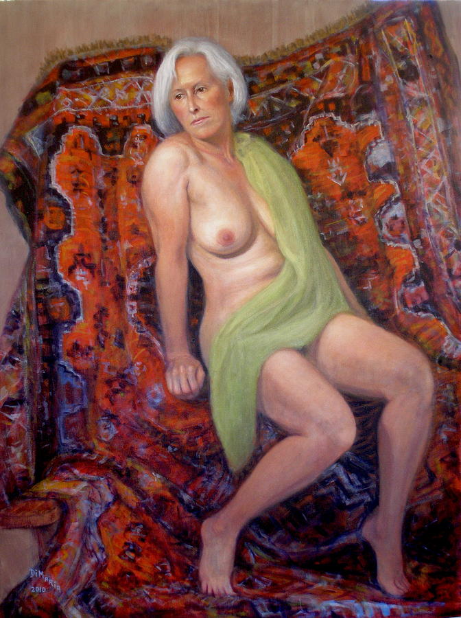 Persian Rug 1 Painting by Donelli  DiMaria
