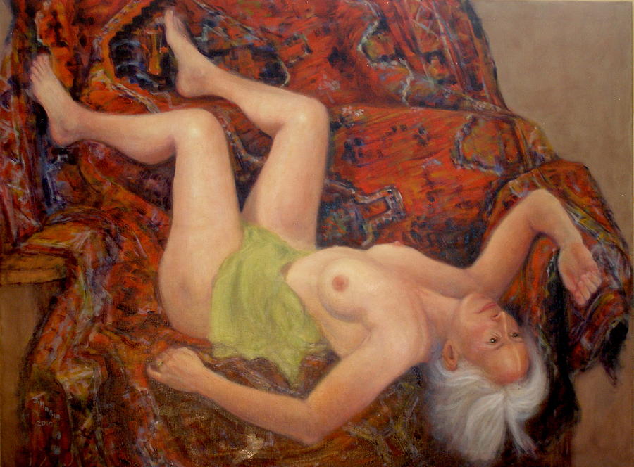Persian Rug 2 Painting by Donelli  DiMaria