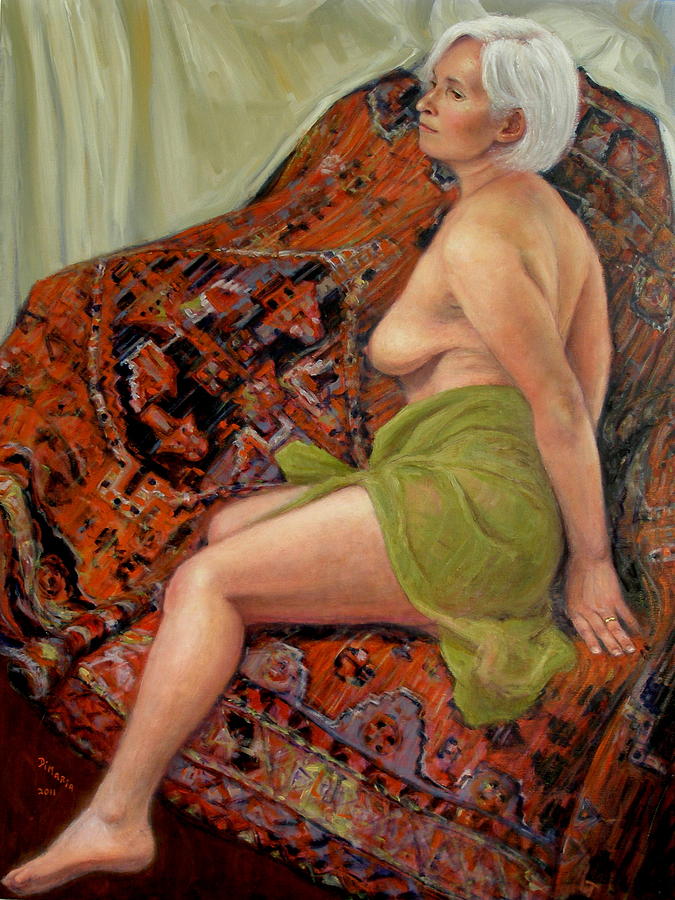 Persian Rug 3 Painting by Donelli  DiMaria