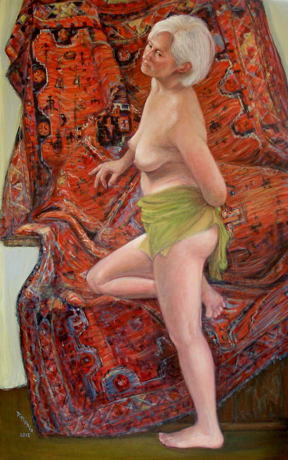 Persian Rug 4 Painting by Donelli  DiMaria