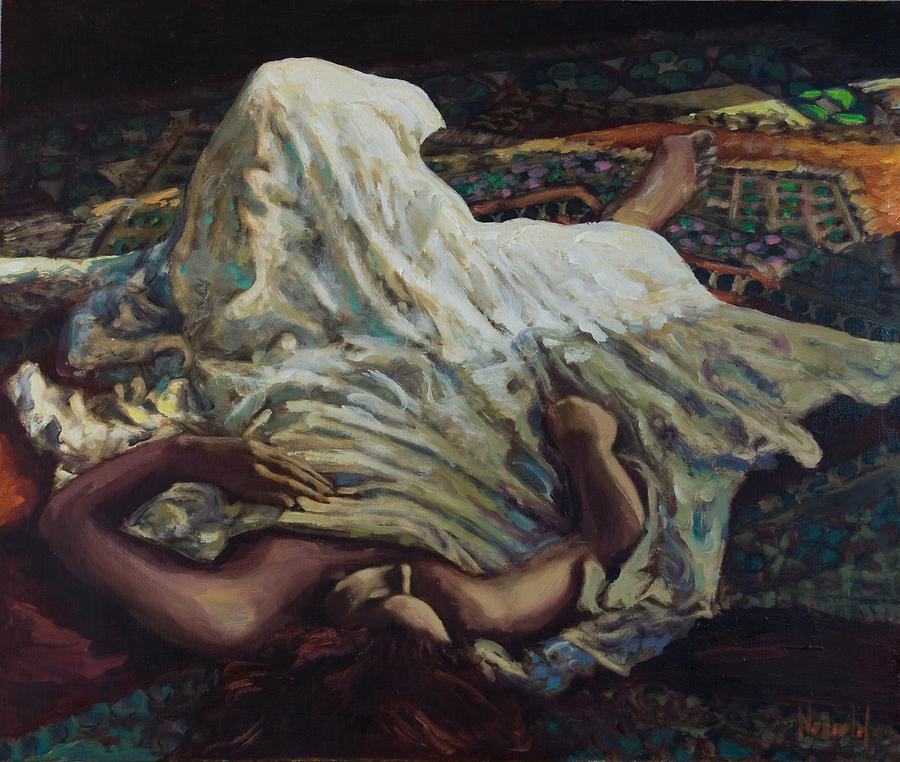 Persian rugs Painting by Rick Nederlof