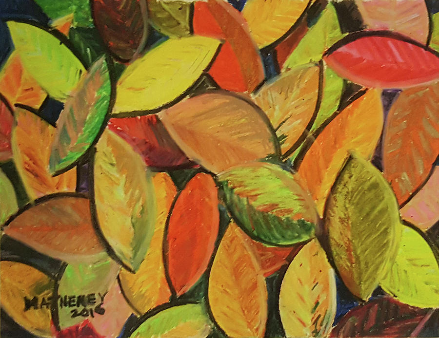 Persimmon Fall Pastel by Vincent Matheney
