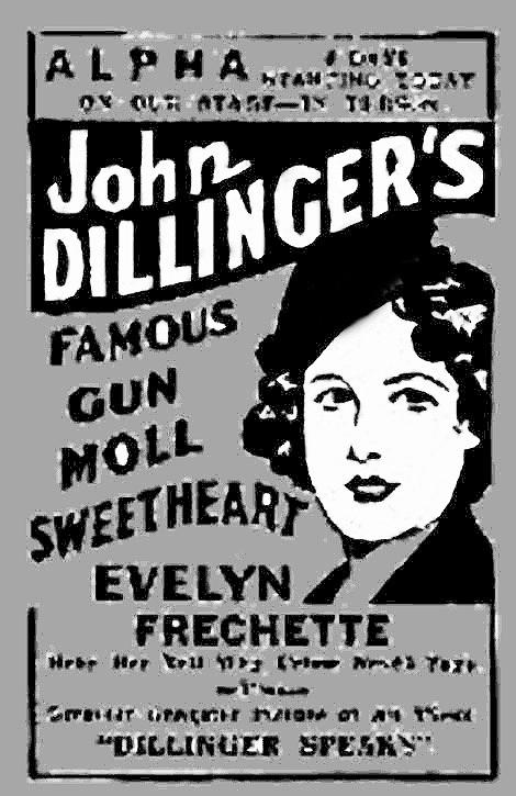Personal appearance for Evelyn Frechette John Dillinger girl friend 1936-2008 Photograph by David Lee Guss