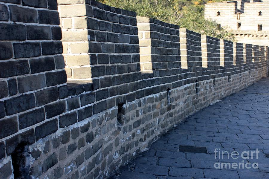 Perspective at the Great Wall Photograph by Carol Groenen