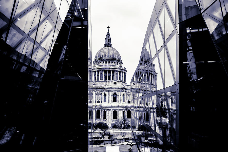 Perspective of Saint Pauls Cathedral Photograph by Christopher Maxum