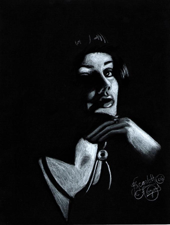 Portrait Drawing - Persuasion by Scarlett Royal Portrait Drawing - Persuasion by Scarlett Royal