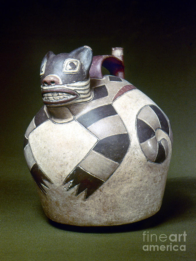 Peru: Nazca Whistling Jar Photograph by Granger