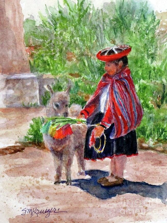Peru1 Painting by Suzanne Krueger