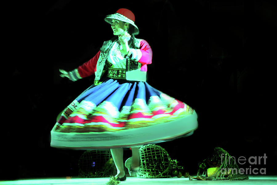Peruvian Dancer In Andalucia Photograph by Al Bourassa