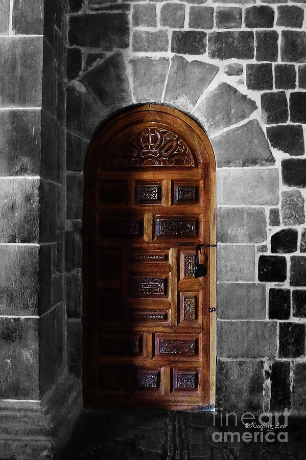 Peruvian Door Decor 13 Photograph by Xueling Zou