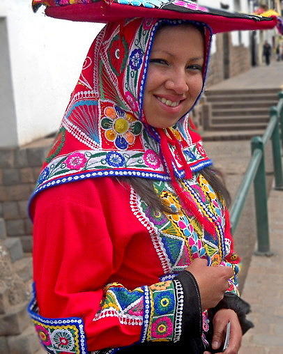 Peruvian Indian Girl Photograph by Gordon Castle