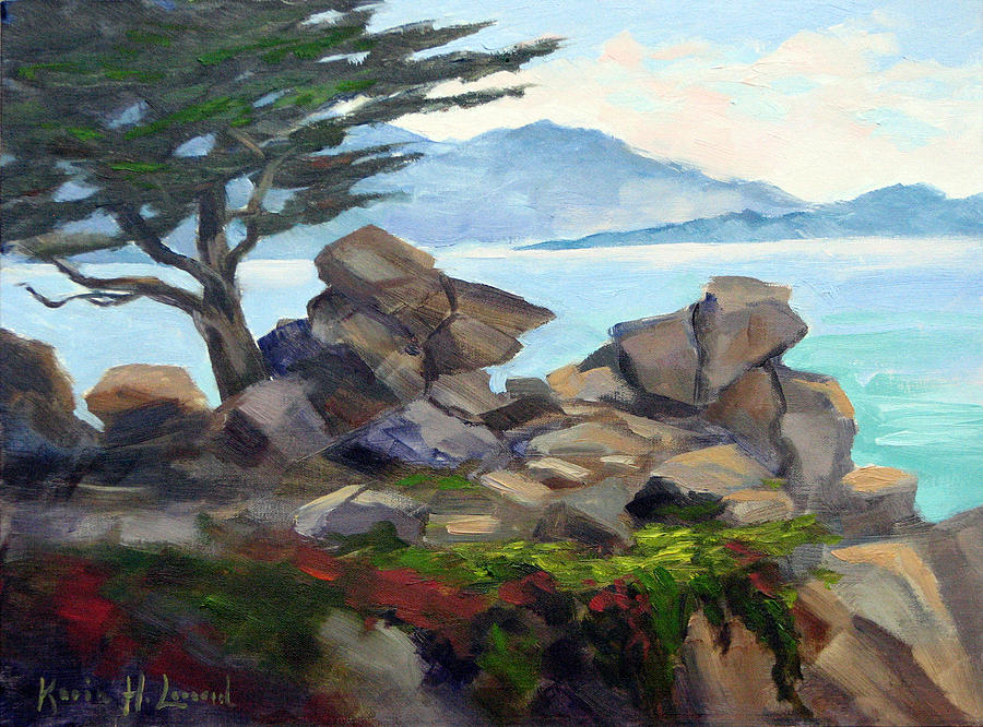 Pescadero Point, 17 Mile Drive Painting