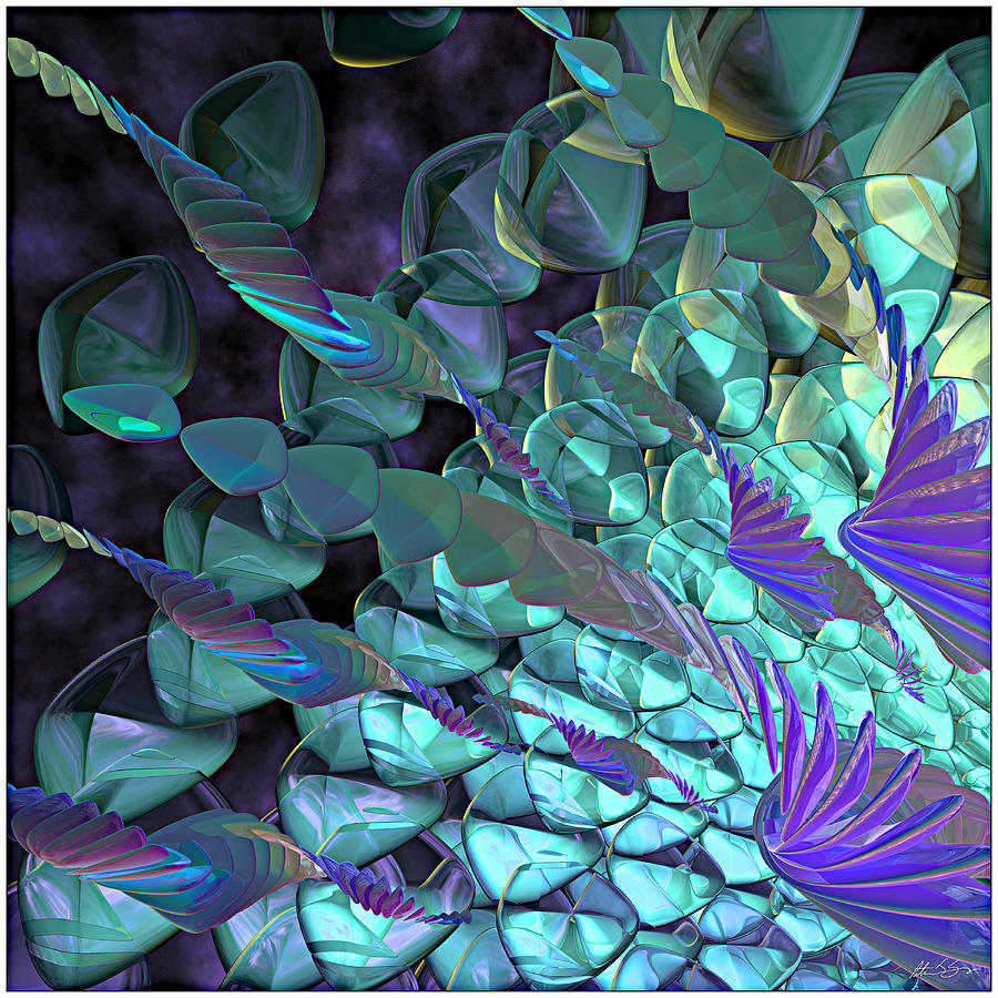 Petal Abstract Digital Art by Peter J Sucy