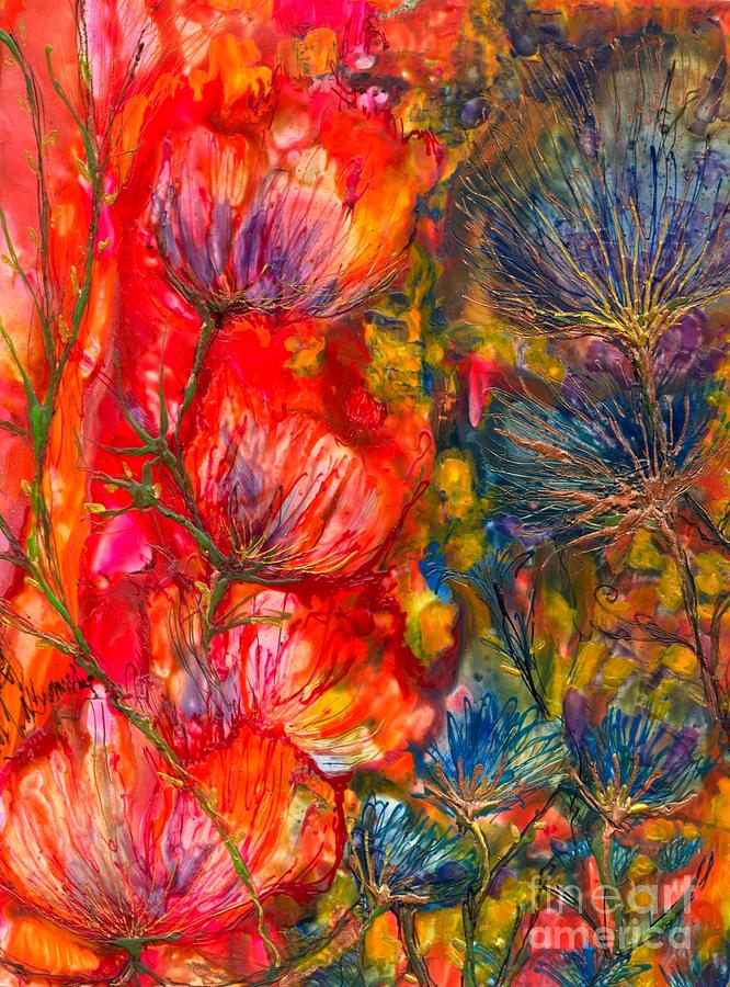 Flower Painting - Petal Fiesta by Heather Hennick