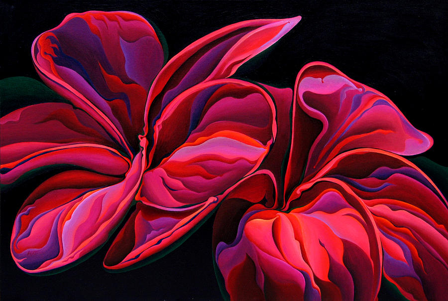 Petal Pageant  Painting by Amy Ferrari