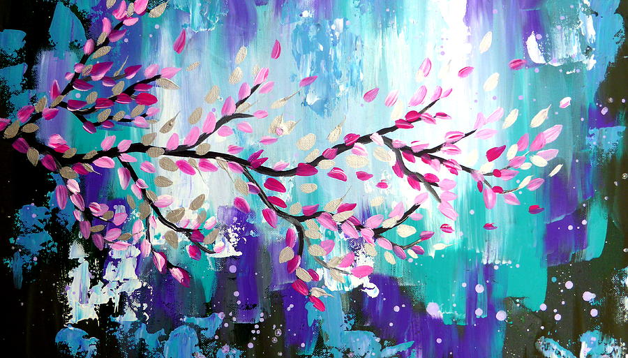 Petals In The Wind Painting