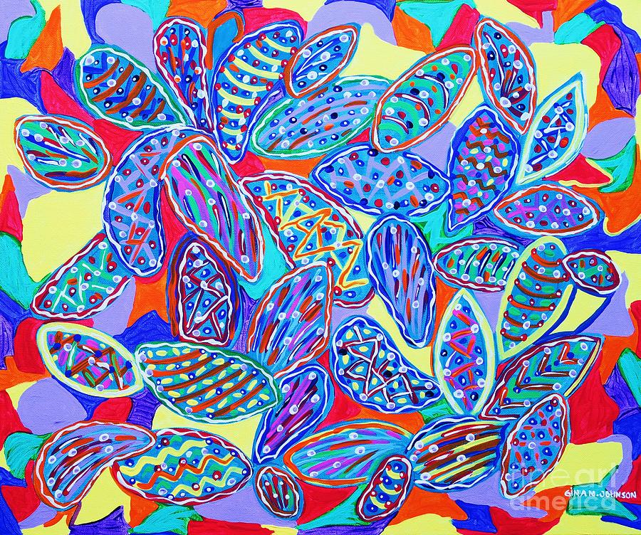 Petals of love Painting by Gina Nicolae Johnson
