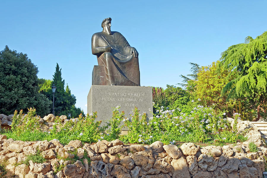 Petar Kresimir Statue Photograph by Sally Weigand