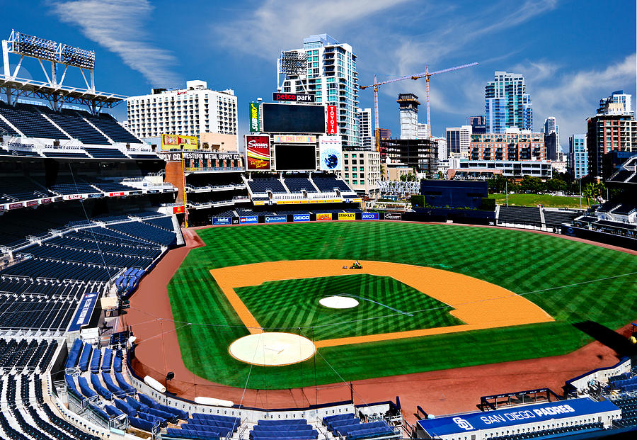 Special View of Petco Park at Night Photograph by Irv Lefberg - Pixels