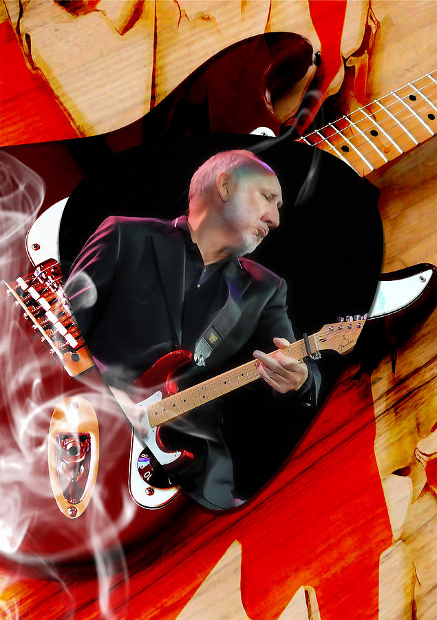 Pete Townshend  Art Mixed Media by Marvin Blaine
