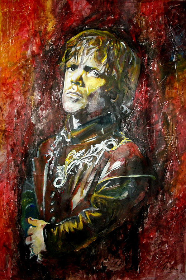 Hollywood Painting - Peter Dinklage - Game Of Thrones by Marcelo Neira