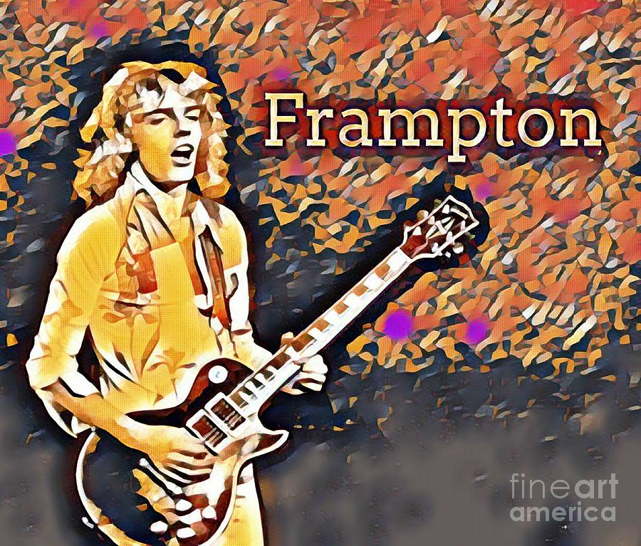 Peter Frampton Abstract Art Mixed Media by Pd - Fine Art America