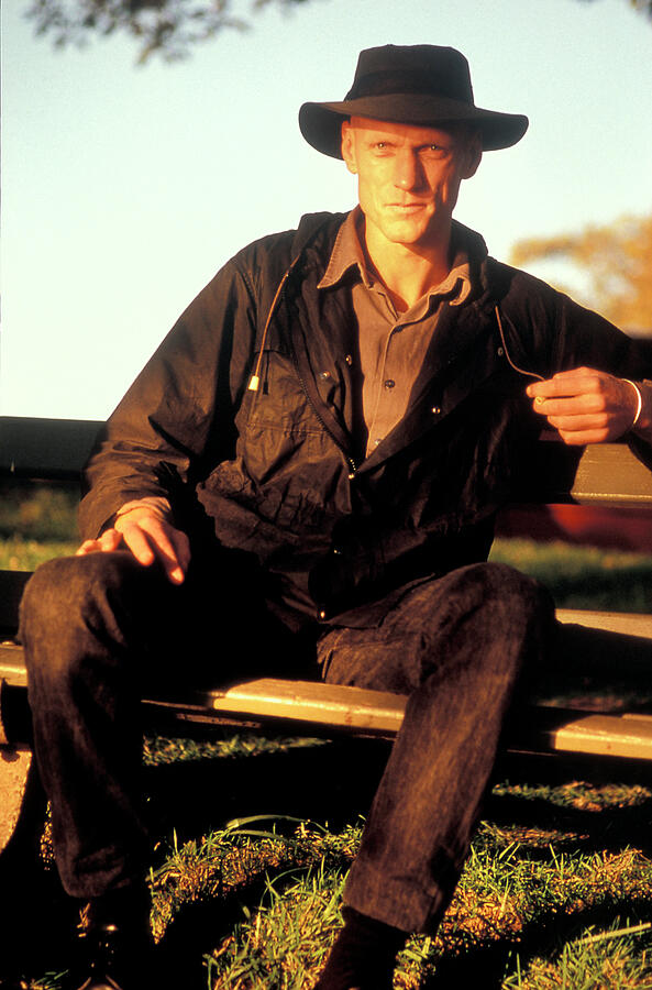 Peter Garrett, lead singer of Midnight Oil, Sydney Harbour, 1989 Photograph by Sean Davey