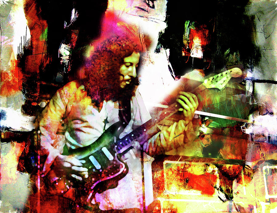 Peter Green Mixed Media by Mal Bray