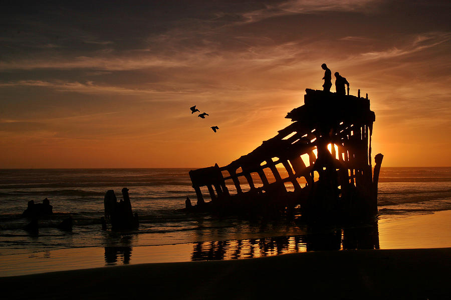 Peter Iredale Shipwreck Photograph by Wes and Dotty Weber