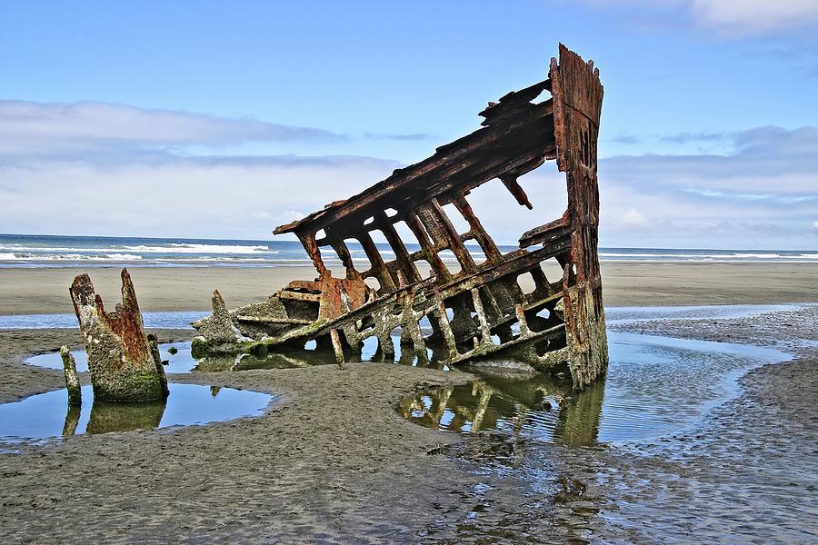 Peter Iredale Wreck-1 Photograph by Mitch Kite