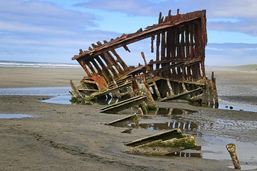 Peter Iredale Wreck-2 Photograph by Mitch Kite