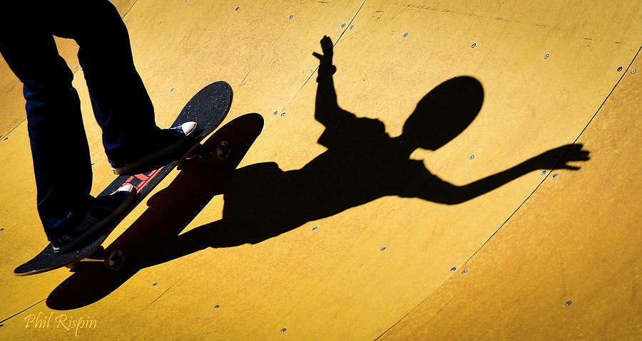 Peter Pan Skate Boarding Photograph
