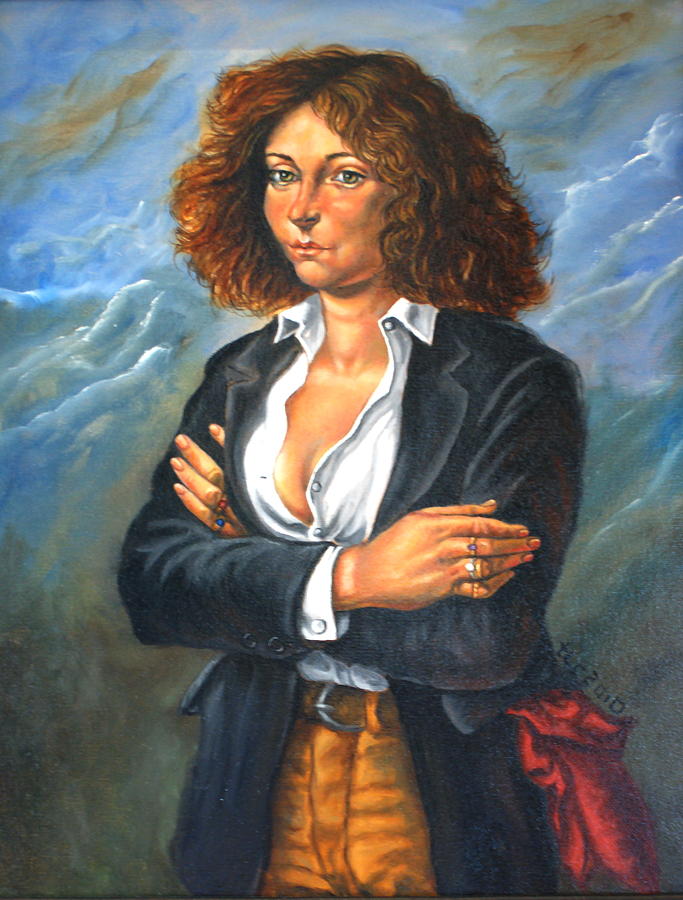 Peter Paul Rubens Girl Painting by Theresa Cangelosi