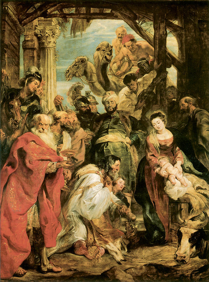 Peter Paul Rubens Painting by The Adoration of the Magi