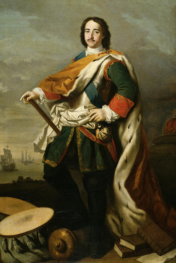 Jacopo Amigoni Painting - Peter the Great by Jacopo Amigoni