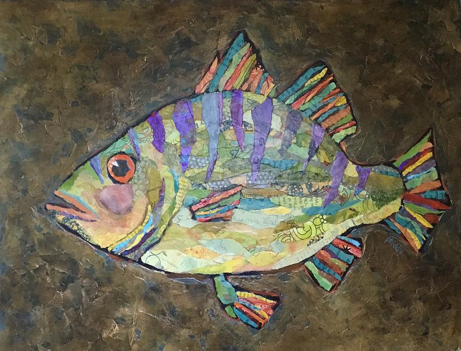 Peter the Perch Painting by Phiddy Webb